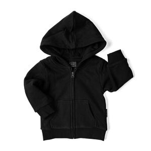 Little Bipsy Classic Zip Hoodie - Black